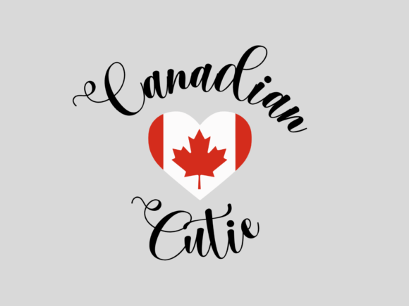 Canadian Cutie Graphics for Print Templates