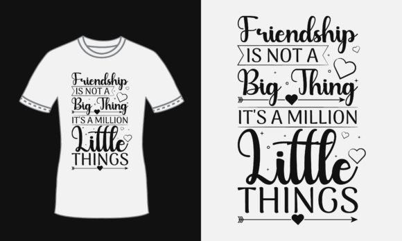 Friendship Typography Graphic for Print