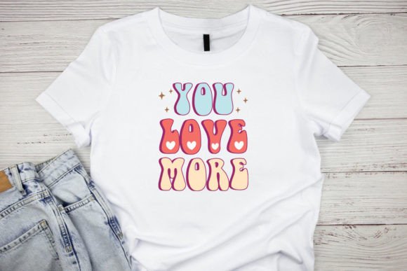 Fun Valentine’s Day Retro Sublimation Graphics for T-Shirt Designs