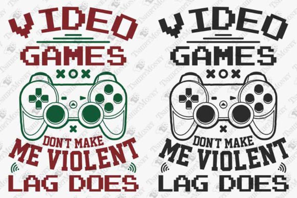 Fun Video Games Gamer Geek Nerd Graphics for T-Shirt Designs