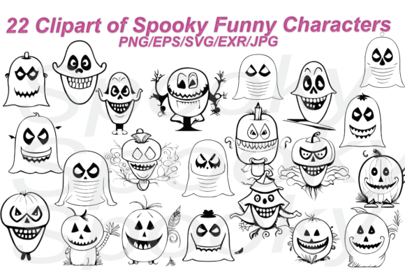Halloween Funny Character Clipartbundle Graphics