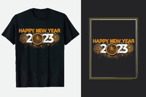 Happy New Year 23 Party - Graphics for T-Shirt Designs