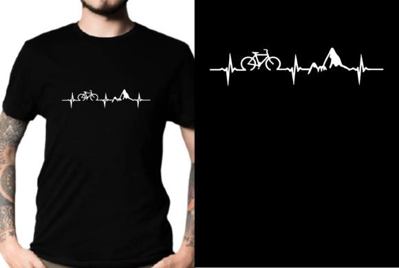 Heartbeat Cycling Graphics for Print Templates