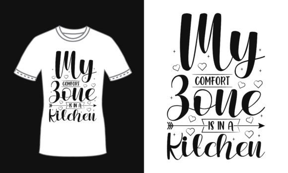 Kitchen Quote Typography T Shirt Design