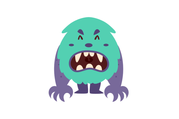 Monster Funny Icon Graphics for Crafters